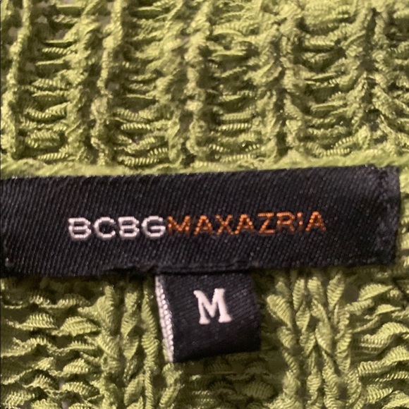 BCBGMaxAzria Green Cropped Cardigan Sweater - Picture 3 of 9